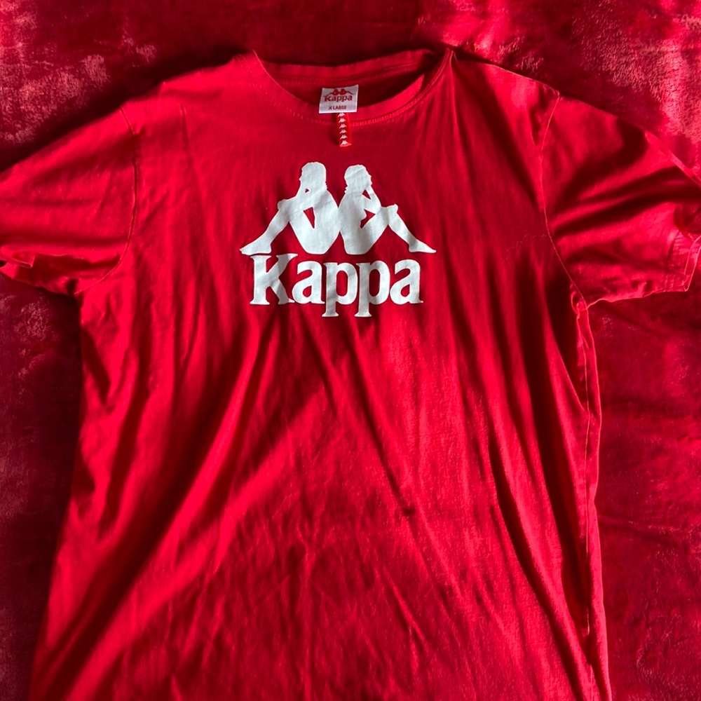 Kappa Red shirt, worn twice